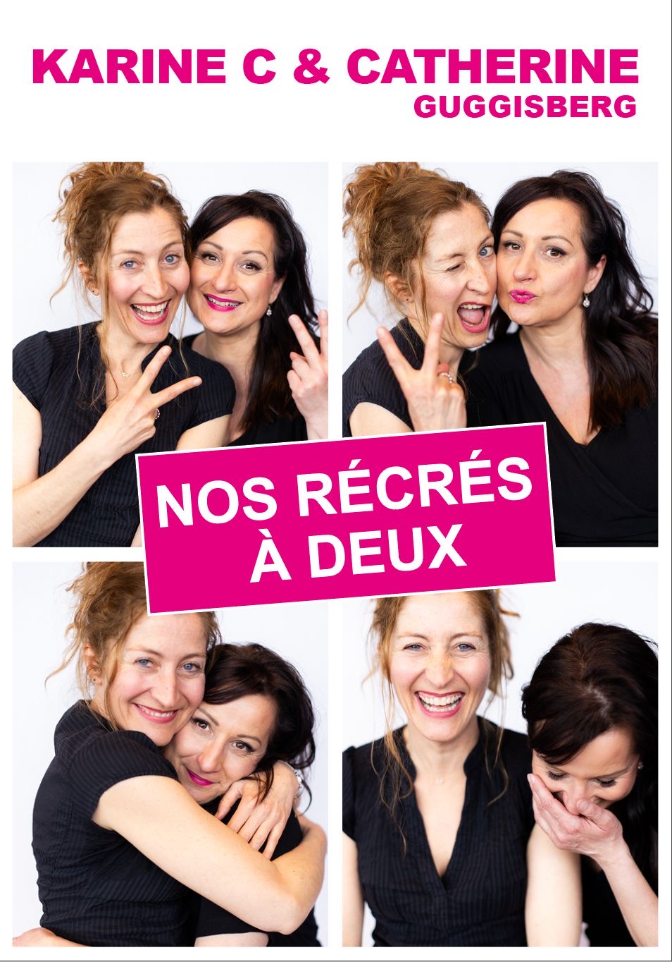 Affiche du spectacle Nos récrés à deux
